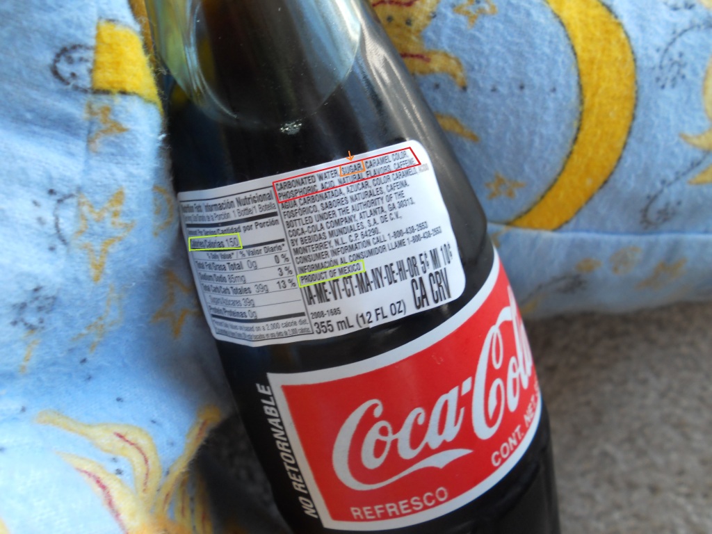"Mexican Coke" Coke Graceful Skinny "Weight Loss" diet Soda "Cane Sugar" "Corn Sugar"